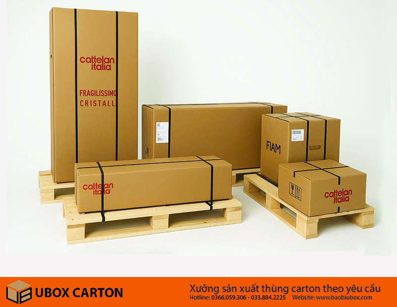 các loại thùng carton lớn Ubox