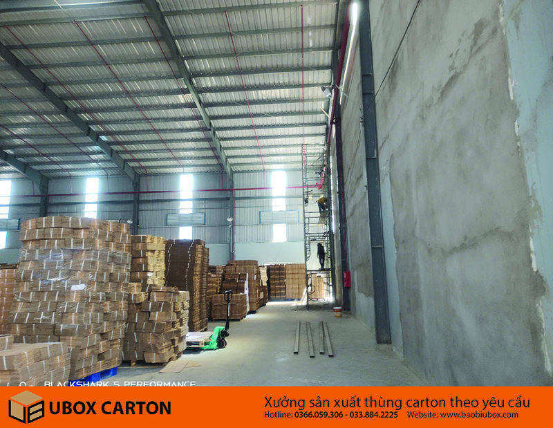 xưởng sản xuất thùng carton 5 lớp